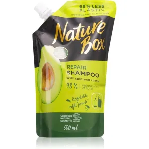 Nature Box Avocado deeply regenerating shampoo for split hair ends refill 500 ml