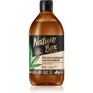 Nature Box Hemp Seed anti-dandruff shampoo 3-in-1 for men 385 ml