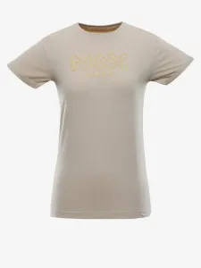 NAX JULEPA neutrální / zemitá T-shirt Brown