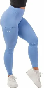 Nebbia Active High-Waist Smart Pocket Leggings Light Blue M Fitness Trousers
