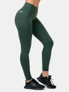 Nebbia Classic Hero High-Waist Leggings Dark Green XS Fitness Trousers