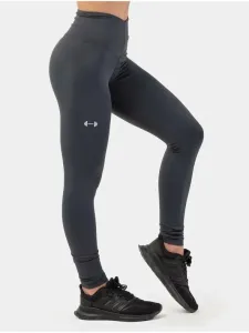 Nebbia Classic High-Waist Performance Leggings Dark Grey M Fitness Trousers