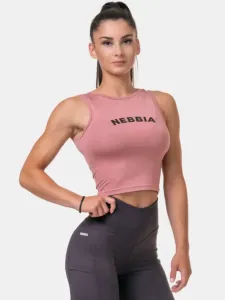 Nebbia Fit Sporty Tank Top Old Rose M Fitness T-Shirt