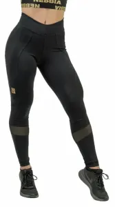 Nebbia High Waist Push-Up Leggings INTENSE Heart-Shaped Black/Gold L Fitness Trousers