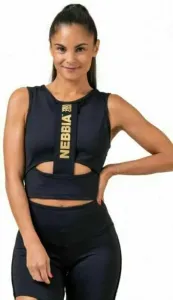 Nebbia Honey Bunny Crop Top Black M Fitness T-Shirt