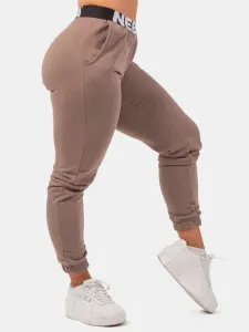 Nebbia Iconic Mid-Waist Sweatpants Brown L Fitness Trousers