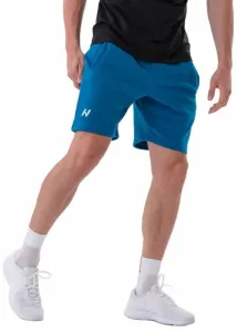 Nebbia Relaxed-fit Shorts with Side Pockets Blue L Fitness Trousers