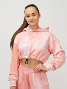 Nebbia Re-Fresh Women’s Crop Hoodie Sweatshirt Pink #1715429