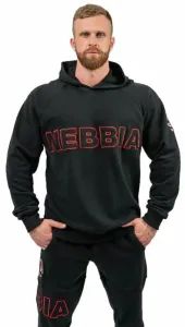 Nebbia Long Pullover Hoodie Legacy Black L Fitness Sweatshirt