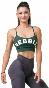 Nebbia Classic Hero Cut-Out Sports Bra Dark Green S Fitness Underwear