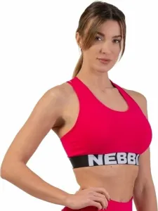 Nebbia Medium Impact Cross Back Sports Bra Pink M Fitness Underwear