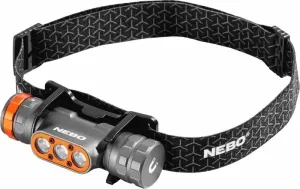 Nebo Transcend Rechargeable Black/Grey/Orange 1500 lm Headlamp Headlamp