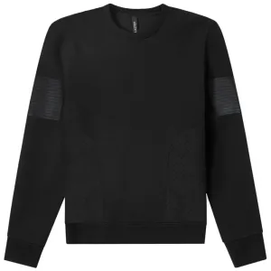 Neil Barrett Men's Neoprene Panelled Sweatshirt Black XL