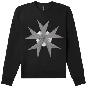 Neil Barrett Men's Star Print Sweatshirt Black L