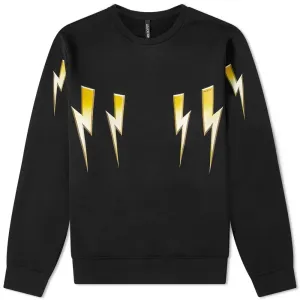 Neil Barrett Men's Thunderbolt Sweater Black M