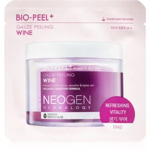 Neogen Dermalogy Bio-Peel+ Gauze Peeling Wine exfoliating cotton pads to smooth skin and minimise pores 8 pc