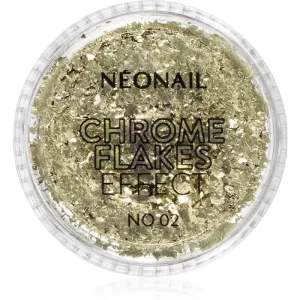 NEONAIL Effect Chrome Flakes shimmering powder for nails shade No. 2 0,5 g