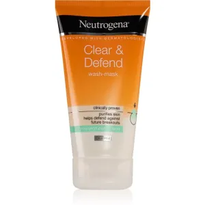 Neutrogena Clear & Defend 2-in-1 cleansing mask and gel 150 ml