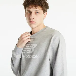 New Balance Essentials Stacked Logo French Terry Crewneck Athletic Grey #1274231
