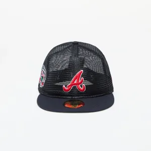 New Era Atlanta Braves MLB Mesh Patch 59FIFTY Fitted Cap Navy #1834619