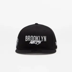 New Era Brooklyn Nets Script Logo 9FIFTY Snapback Cap Black #1304006