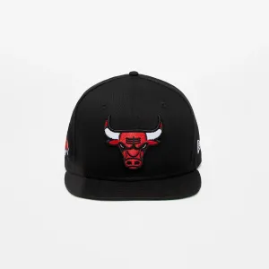 New Era Chicago Bulls Team Side Patch 9FIFTY Snapback Cap Black #1387526