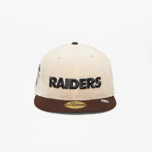 New Era Las Vegas Raiders 59FIFTY Fall Cord Fitted Cap Brown #1747866