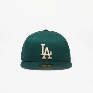 New Era Los Angeles Dodgers League Essential 59FIFTY Fitted Cap Dark Green/ Stone #1724777