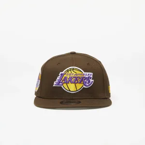 New Era Los Angeles Lakers Repreve 9FIFTY Snapback Cap Walnut/ True Purple #1724714