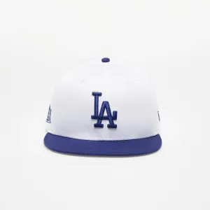 New Era Los Angels Dodgers Crown Patches 9FIFTY Snapback Cap White/ Dark Blue