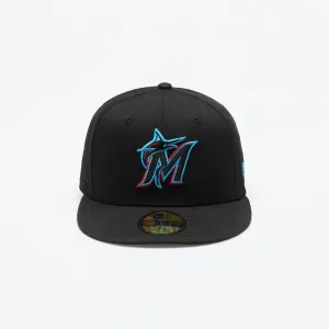 New Era Miami Marlins 59FIFTY On Field Game Fitted Cap Black #1894159