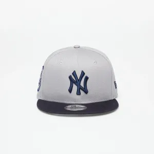 New Era New York Yankees Contrast Side Patch 9Fifty Snapback Cap Gray/ Navy #1529108