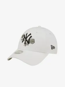 New Era New York Yankees Floral Metallic 9Forty Cap White