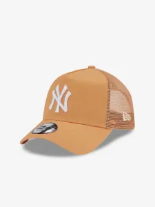 New Era New York Yankees League Essential Trucker Cap Orange