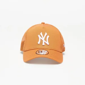 New Era New York Yankees Tonal Mesh A-Frame Trucker Cap Orange
