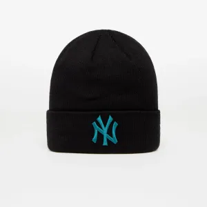 New York Yankees MLB League Essential Cuff Beanie Black/Light Blue UNI Beanie