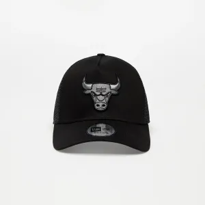 Chicago Bulls 9Forty NBA AF Trucker Bob Team Logo Black/Black UNI Cap
