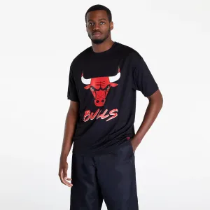 Chicago Bulls NBA Script Mesh T-shirt Black/Red L T-Shirt