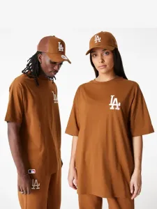 New Era LA Dodgers League Essential T-shirt Brown #1690840