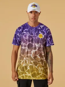 New Era LA Lakers NBA Team T-shirt Violet #181209