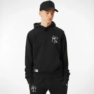 New Era New York Yankees Logo Infill Black Hoodie Black