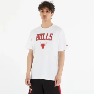 New Era Chicago Bulls NBA Team Logo T-Shirt White/ Front Door Red #1392544