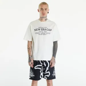 New Era Graphic Oversized T-Shirt Off White