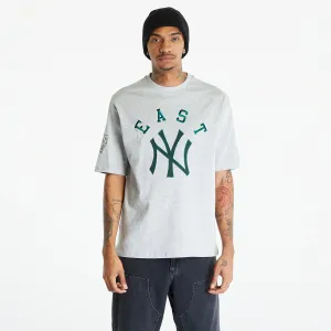 New Era New York Yankees Oversized T-Shirt UNISEX Grey #1709463