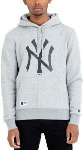 New York Yankees Hoodie MLB Team Logo Hoody Light Grey M