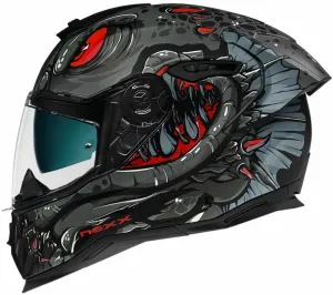 Nexx SX.100R Abisal Black/Red MT XS Helmet