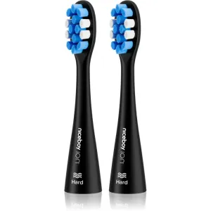 Niceboy ION Medium toothbrush replacement heads Black 2 pc
