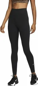 Nike Dri-Fit One Womens High-Rise Leggings Black/White XS Fitness Trousers