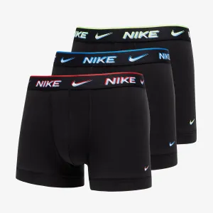 Nike Everyday Cotton Stretch Trunk 3-Pack Black/ Transparency WB #1156871