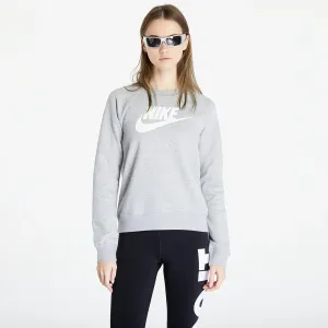 Nike NSW Essential Fleece Graphic Crew Dk Grey Heather/ White #1627983